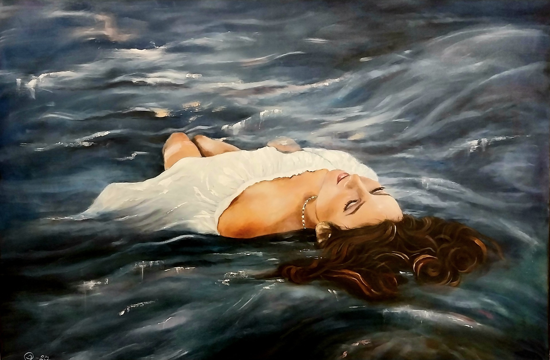 FRED. Olje. 100x70. Kr. 7000,-